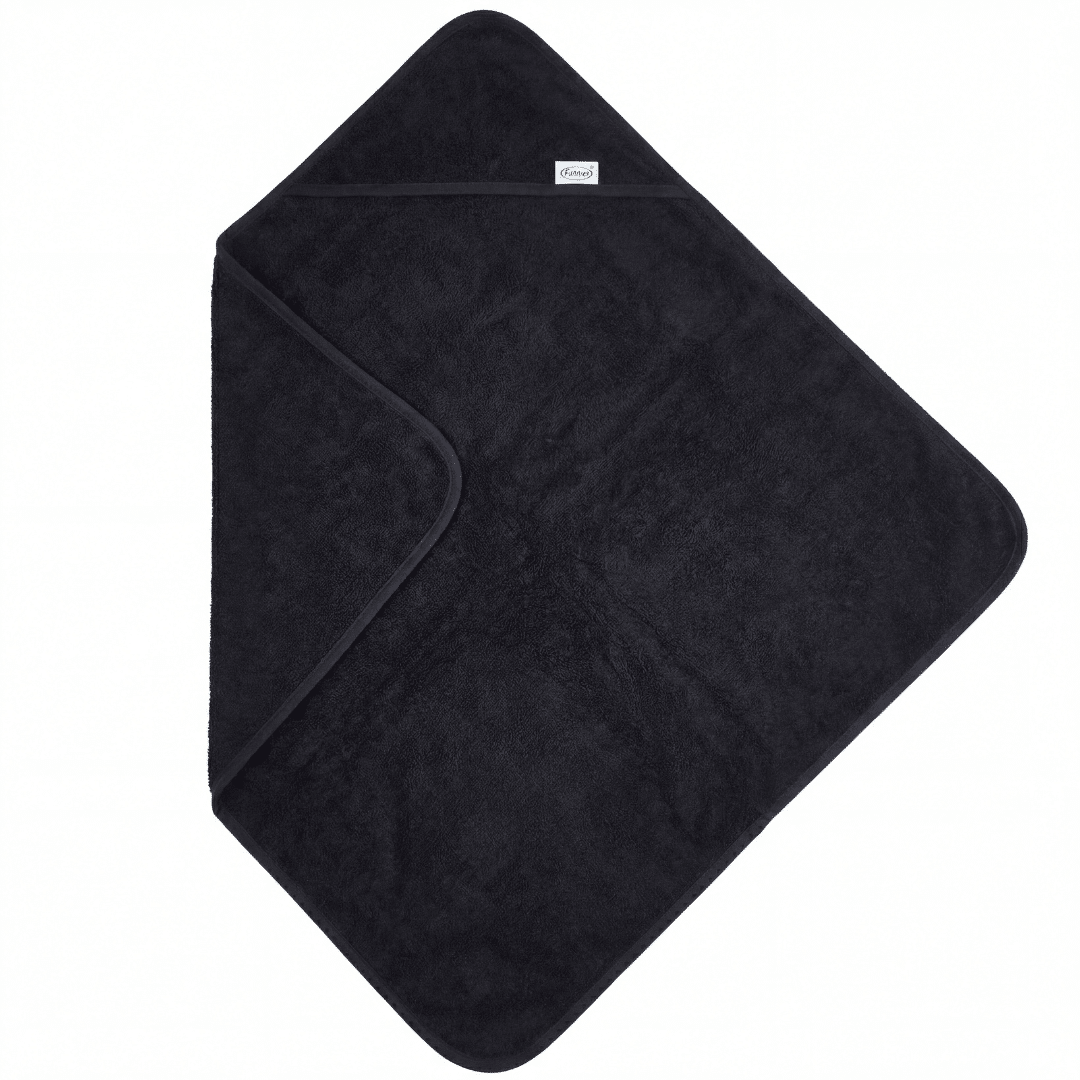 zwart Badeumhang Uni Line, Schwarz