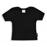 T-Shirt Uni korte mouw zwart 50-56