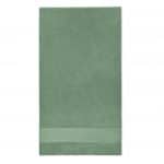 Douchelaken met brede band 15cm stone green