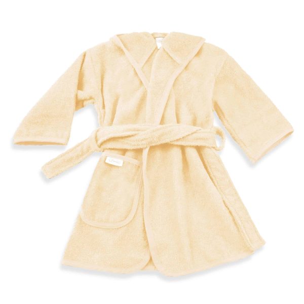 Badjas Uni Line, Sandstone beige 1-2jr