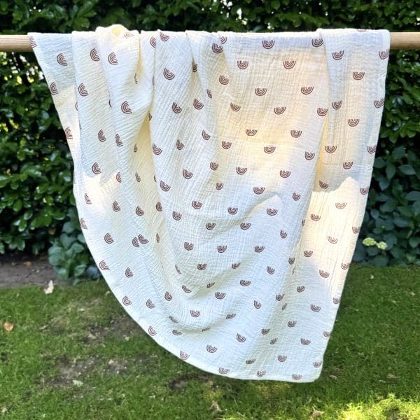 Swaddle - 100% hydrofiele katoen 100x100 cm - Afbeelding 2
