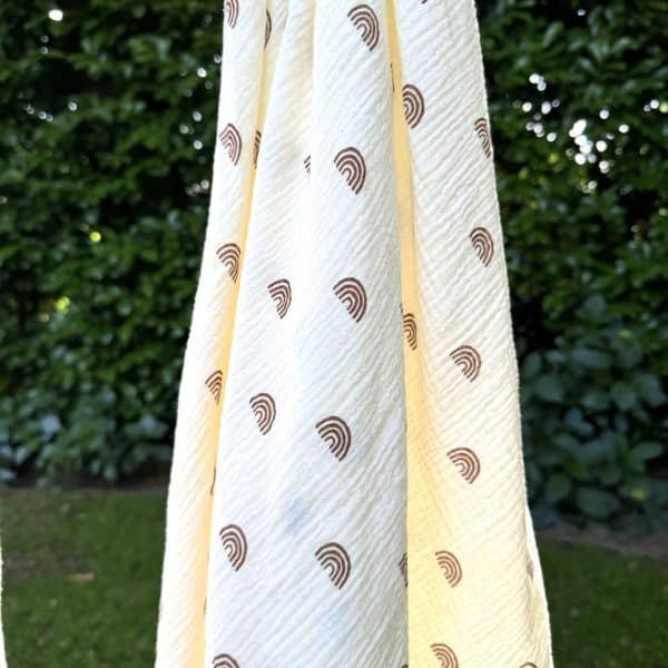 Swaddle - 100% hydrofiele katoen 100x100 cm - Afbeelding 3