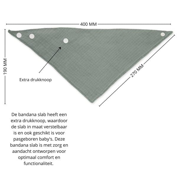 Hydrofiele Bandana slab, Bean paste - Afbeelding 3