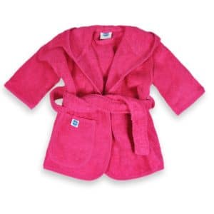 Badjas Oexie Line, Fuchsia 0-12mnd (per 5 stuks)