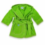 Badjas Oexie Line, Groen 0-12mnd (per 5 stuks)