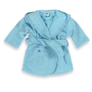 Badjas Oexie Line, Blauw 0-12mnd (per 5 stuks)