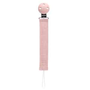 Speenkoord met clip, Rosebud
