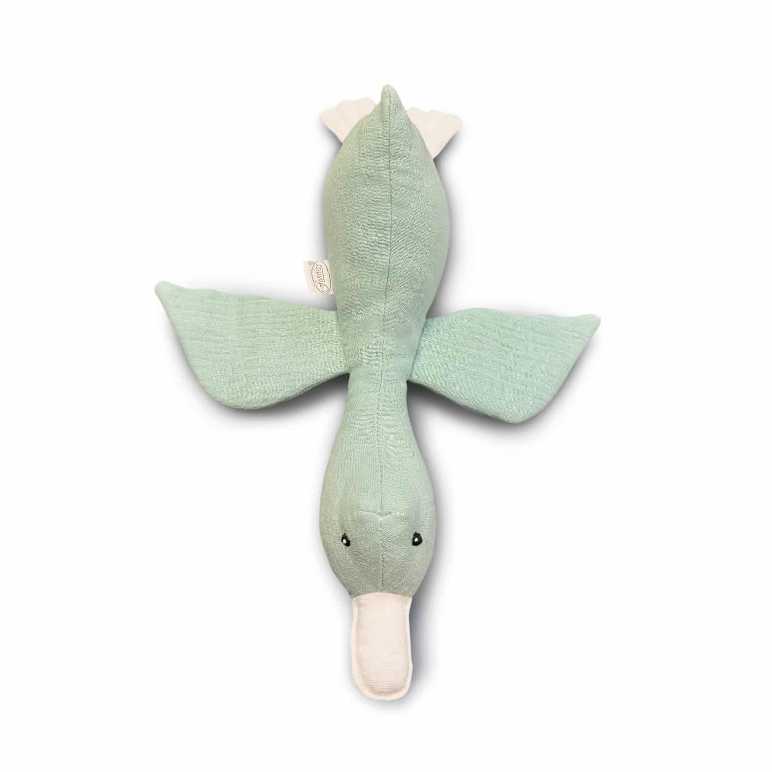 Knuffel Eend, Stone green - Afbeelding 3