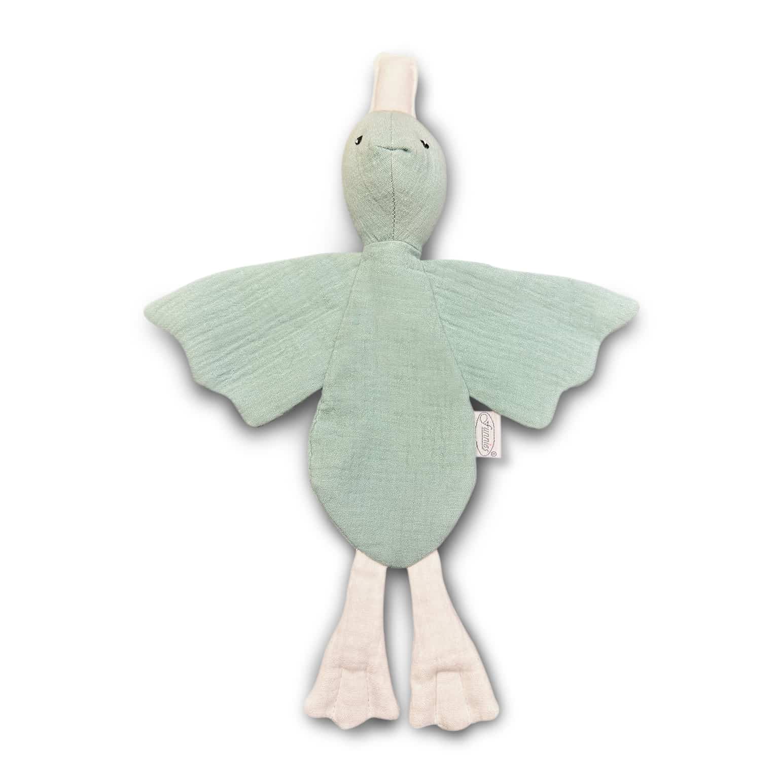 Tutdoekje Eend, Stone green - Afbeelding 2