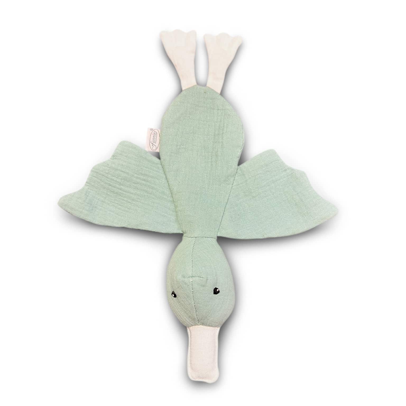 Tutdoekje Eend, Stone green - Afbeelding 3