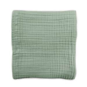 Swaddle / Hydrofiele doek 100x100 cm. Stone green.