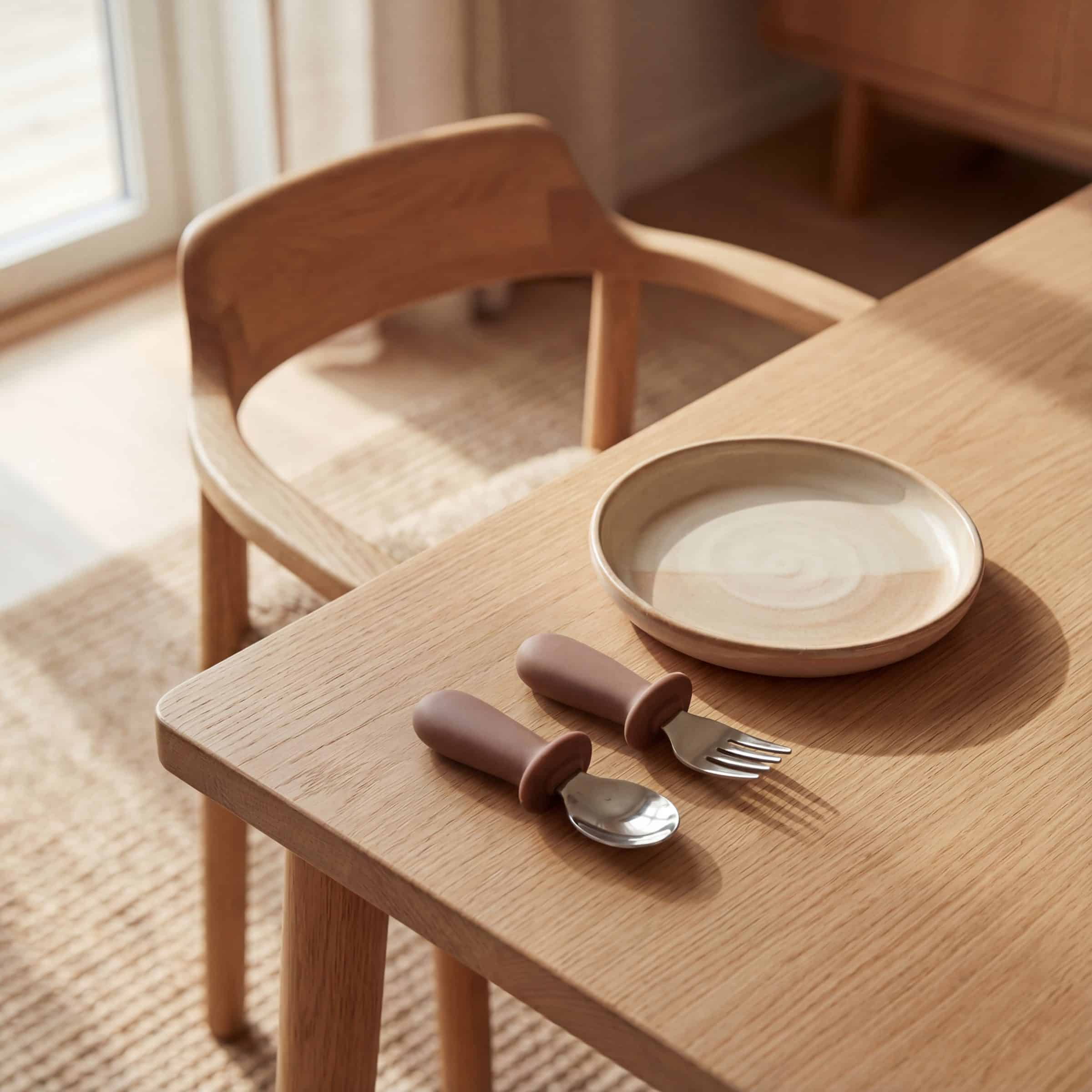 Bestek voor kinderen - Set in Caramel - Afbeelding 2