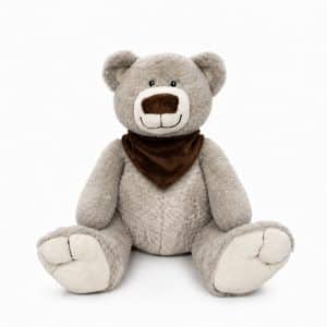 Beer Melle grijs 45cm
